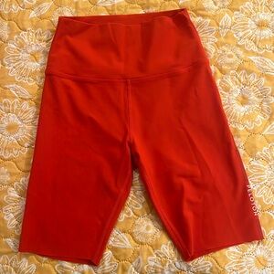 Peloton Apparel Women's Orange Shorts